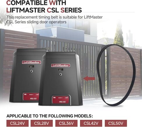 for K16-GT2-7 Replacement Timing Belt for CSL Series Sliding Door Operators - Compatible with CSL24V、CSL24U、CSL24UL、CSL24UV、CSL24VH、CSL24VDC Models in Kuwait
