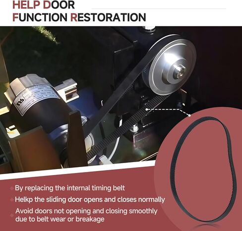 for K16-GT2-7 Replacement Timing Belt for CSL Series Sliding Door Operators - Compatible with CSL24V、CSL24U、CSL24UL、CSL24UV、CSL24VH、CSL24VDC Models in Kuwait