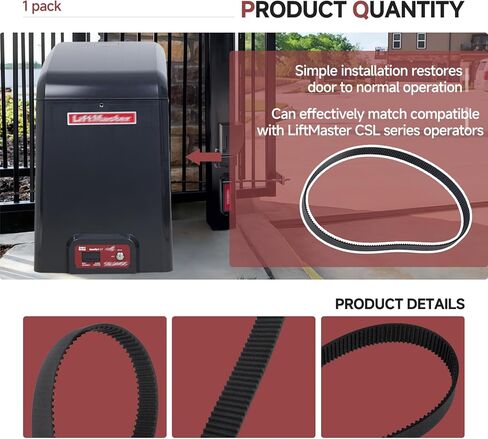 for K16-GT2-7 Replacement Timing Belt for CSL Series Sliding Door Operators - Compatible with CSL24V、CSL24U、CSL24UL、CSL24UV、CSL24VH、CSL24VDC Models in Kuwait