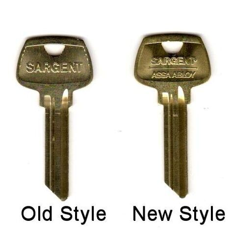 Sargent 6 Pin Key Blank 6275 RK Keyway, Pkg of 10, Factory Original in Kuwait