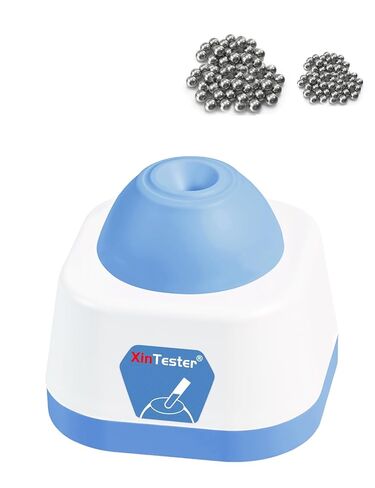 خلاط دوامي صغير من Xin Tester Lab، 100 مل نموذج DIY لخلط طلاء الأظافر 3000 دورة في الدقيقة، خلط حبر الوشم الصباغ للرموش مع 120 كرة - وردي in Kuwait