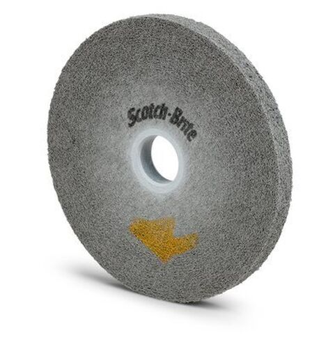 3M Scotch-Brite Convolute Silicon Carbide Soft Deburring Wheel - Fine Grade - Arbor Attachment - 12 in Diameter - 5 in Center Hole - 1/2 in Thickness - 94912 [PRICE is per WHEEL] in Saudi Arabia