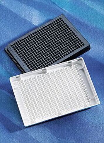 Corning 4510 384 Well Plate, Low Volume, Black, High Binded, Round Bottom Without Lid, Nonsterile (Pack of 50) in Saudi Arabia