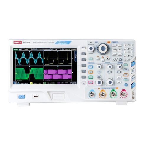 UNI-T MSO2204 200MHz 4 + 16Ch MSO راسم الذبذبات الرقمي للإشارة المختلطة in Saudi Arabia