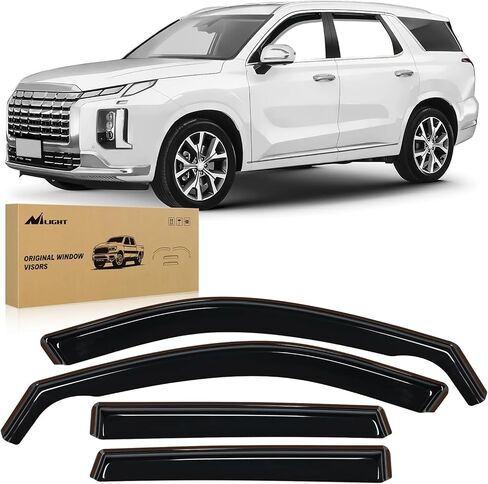 Nilight Window Rain Guards for Mazda CX-5 2017 2018 2019 2020 2021 2022 2023 2024 2025 Window Deflectors, Vent Window Visors-4 Pieces in Saudi Arabia