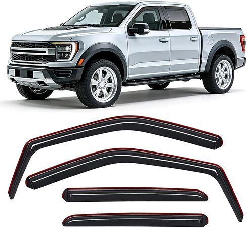 Nilight Window Rain Guards for Mazda CX-5 2017 2018 2019 2020 2021 2022 2023 2024 2025 Window Deflectors, Vent Window Visors-4 Pieces in Saudi Arabia