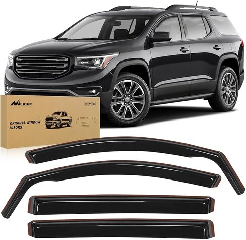 Nilight Window Rain Guards for Mazda CX-5 2017 2018 2019 2020 2021 2022 2023 2024 2025 Window Deflectors, Vent Window Visors-4 Pieces in Saudi Arabia