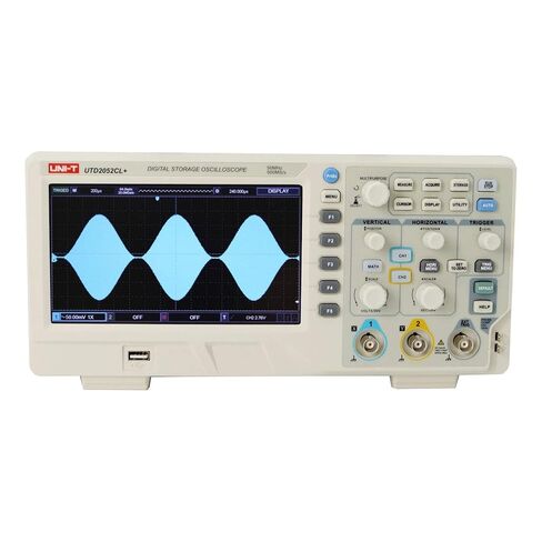 UNI-T UTD2000CL+ Series Economical Digital Oscilloscope 5000 wfms/s Wavefrom 50MHz to 100MHz Bandwidth (UTD2052CL+ 50MHz) in Saudi Arabia