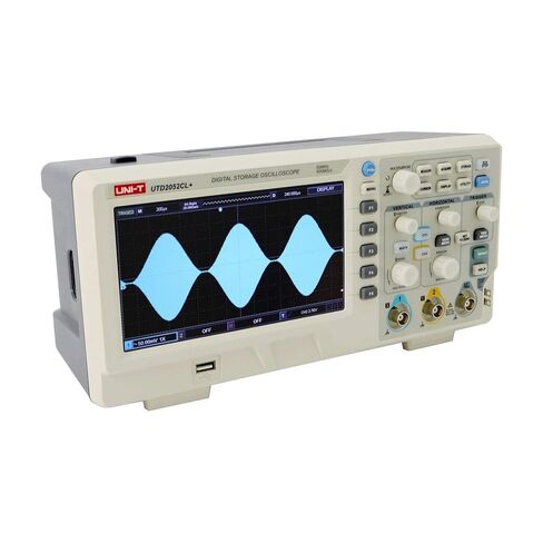UNI-T UTD2000CL+ Series Economical Digital Oscilloscope 5000 wfms/s Wavefrom 50MHz to 100MHz Bandwidth (UTD2052CL+ 50MHz) in Saudi Arabia