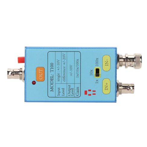 T100 Differential Probe Oscilloscope Professional 1X 10X 100X 10M Bandwidth Virtual Oscilloscope for Amplifying Weak Signals in Saudi Arabia