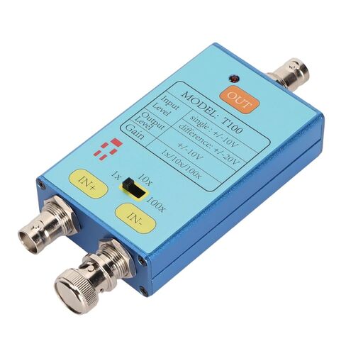 T100 Differential Probe Oscilloscope Professional 1X 10X 100X 10M Bandwidth Virtual Oscilloscope for Amplifying Weak Signals in Saudi Arabia