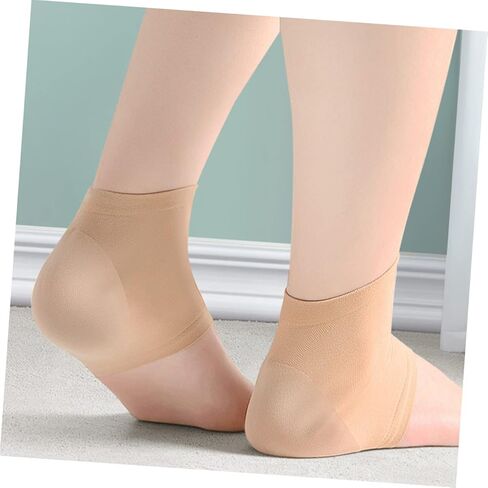 Didiseaon 2pairs No Toe Socks Foot Moisture Socks for Women Men Ankle Support Heel Pad in Saudi Arabia