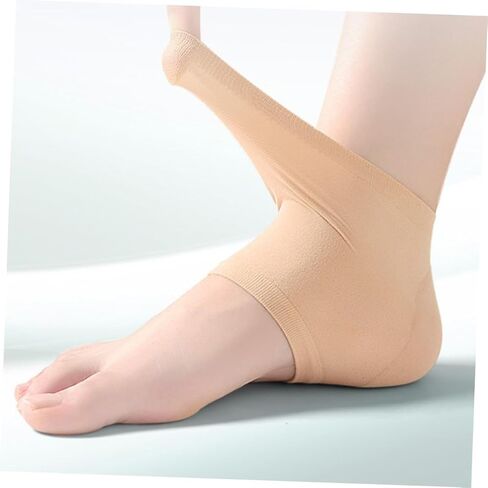 Didiseaon 2pairs No Toe Socks Foot Moisture Socks for Women Men Ankle Support Heel Pad in Saudi Arabia