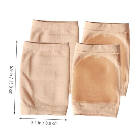 Didiseaon 2pairs No Toe Socks Foot Moisture Socks for Women Men Ankle Support Heel Pad in Saudi Arabia