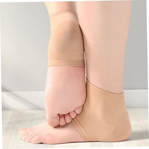 Didiseaon 2pairs No Toe Socks Foot Moisture Socks for Women Men Ankle Support Heel Pad in Saudi Arabia