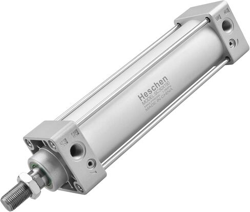 Heschen Pneumatic Standard Cylinder, SC 50-150, PT1/4'' Port, 50mm Bore, 150mm Stroke, Double Acting in Kuwait