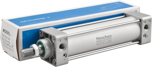 Heschen Pneumatic Standard Cylinder, SC 50-150, PT1/4'' Port, 50mm Bore, 150mm Stroke, Double Acting in Kuwait