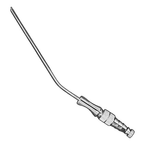 Frazier Suction Tube, 7" Total Length, 4.5" Working Length, Angled, 9 FR, Premium in Kuwait