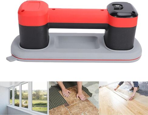 Electric Vacuum Suction Cup, Double Motor LED Smart Display 200KG Suction Power with Portable Mechanical Exhaust Button, for Tile Glass Marble Floor Crevice Repair in Kuwait