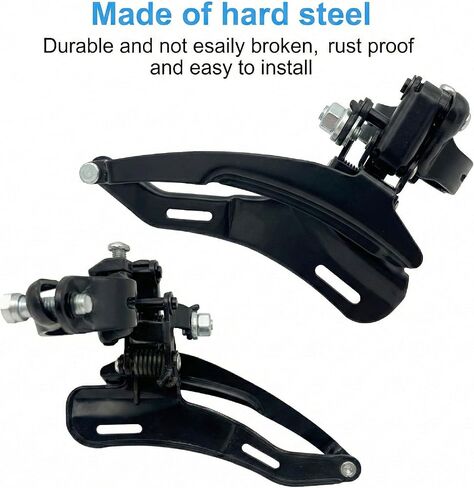 دراجة عالمية أمامية Derailleur 3 سرعات، قطع غيار دراجة فولاذية Derailleur للدراجات الجبلية، BMX، كروزر، كهربائية، قابلة للطي، دراجات هجينة، مغير السرعة TZ-30 طالب أمامي in Saudi Arabia