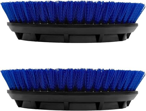 2Pack 237058 Polypropylene Scrub Orbiter Brush for ORB550MC Orbiter Floor Machine, 12" Diameter, Blue in Saudi Arabia