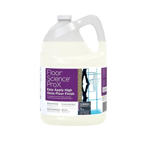 Diversey CBD562405 Floor Science ProX Easy Apply High Gloss Floor Finish, Professional Quick Dry Sealer for Low Maintenance, Ready-to-Use, 1-Gallon (Pack of 4) in Saudi Arabia