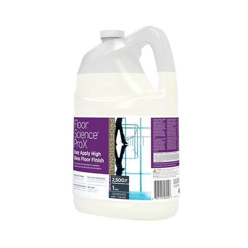 Diversey CBD562405 Floor Science ProX Easy Apply High Gloss Floor Finish, Professional Quick Dry Sealer for Low Maintenance, Ready-to-Use, 1-Gallon (Pack of 4) in Saudi Arabia