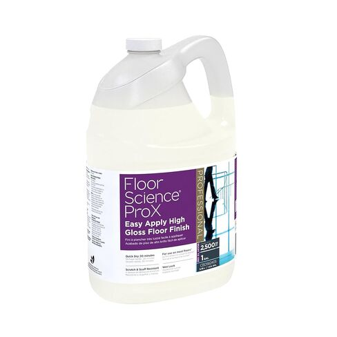 Diversey CBD562405 Floor Science ProX Easy Apply High Gloss Floor Finish, Professional Quick Dry Sealer for Low Maintenance, Ready-to-Use, 1-Gallon (Pack of 4) in Saudi Arabia