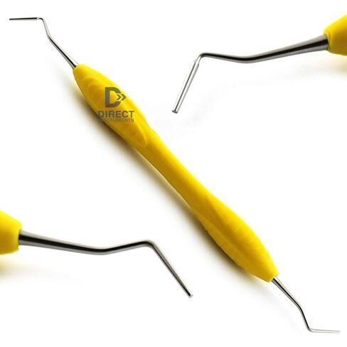 2 قطعة مجموعة الأسنان مورتنسون Plugger مكثف مركب أدوات ملء التجويف مقبض سيليكون in Kuwait