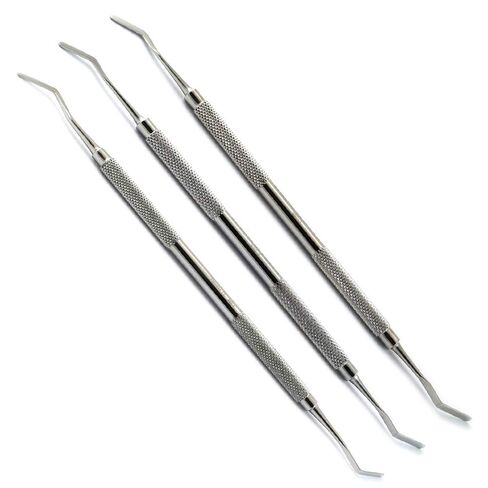 مجموعة من 3 ملاعق هايدمان للأسنان 2 مم، 2.5 مم، 3 مم، حشو مركب، امتحان تحديد موضع التجويف التصالحي in Kuwait