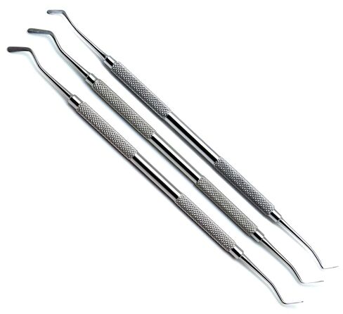 Dental Plastic Filling Double Ended 2mm, 2.5mm, 2.9mm Composite Amalgam Restorativ​e 3 Pieces Instrument​s in Saudi Arabia