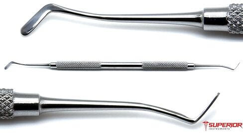 Dental Plastic Filling Double Ended 2mm, 2.5mm, 2.9mm Composite Amalgam Restorativ​e 3 Pieces Instrument​s in Saudi Arabia