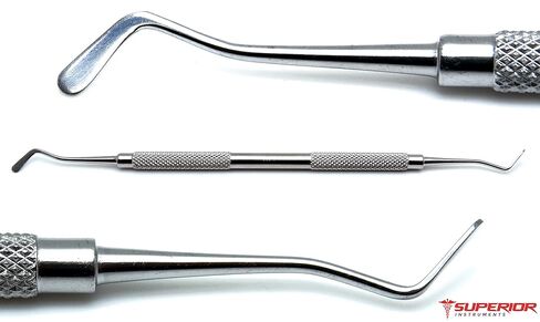 Dental Plastic Filling Double Ended 2mm, 2.5mm, 2.9mm Composite Amalgam Restorativ​e 3 Pieces Instrument​s in Saudi Arabia