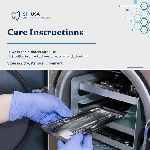 Dental Composite Filling Woodson 2 – Stainless Steel Tools for Resin Application Cavity Filling Shaping – Autoclavable Dental Instruments for Dentists and Students Plugger and Paddle Handle 9 in Kuwait