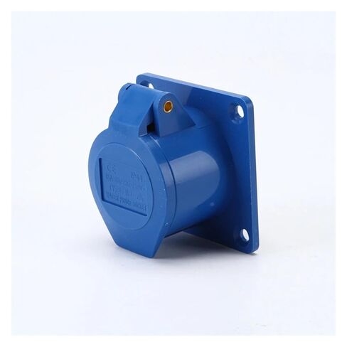 1pc 32A 3Pin 2P+E IP44 Waterproof Industrial Electrical Connector Plug Socket for Applications(Multi) in Saudi Arabia