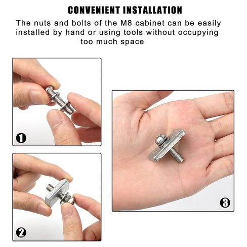 8pcs Screws Kit Fit Rhino-Rack Pioneer Rotopax M8 304 Stainless Steel Machine Screws Nut Kit Machine Accessories for Devices Car Bracket 43203 (30mm) in Saudi Arabia