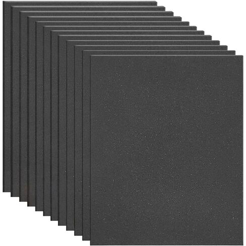 مجموعة مواد حشية غير الأسبستوس 12 قطعة - 15 بوصة × 11.8 بوصة مقاومة للزيت ودرجة الحرارة العالية (550 درجة فهرنهايت) إغلاق ثابت لإصلاح المحرك الصغير، جزازة العشب، الدراجة النارية، المولد - 0.8 مم/1 مم/1.2 مم in Kuwait