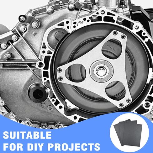 مجموعة مواد حشية غير الأسبستوس 12 قطعة - 15 بوصة × 11.8 بوصة مقاومة للزيت ودرجة الحرارة العالية (550 درجة فهرنهايت) إغلاق ثابت لإصلاح المحرك الصغير، جزازة العشب، الدراجة النارية، المولد - 0.8 مم/1 مم/1.2 مم in Kuwait