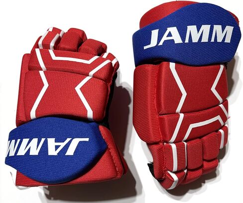 Hockey Glove JAMM Red/W/Blue 12" in Saudi Arabia
