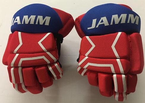 Hockey Glove JAMM Red/Blue/White 9" in Saudi Arabia