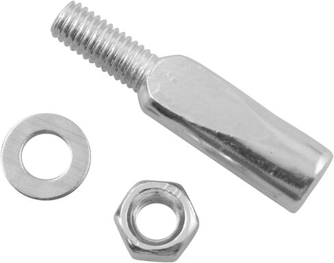 LQ Industrial 6PCS 42x9.5mm Metal Bicycle Crank Pins Dropouts Chainring Pin with Nut and Washers Suitable for Road/Mountain/Folding Bike in Saudi Arabia