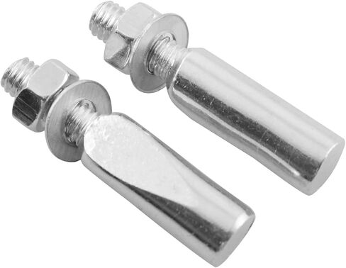 LQ Industrial 6PCS 42x9.5mm Metal Bicycle Crank Pins Dropouts Chainring Pin with Nut and Washers Suitable for Road/Mountain/Folding Bike in Saudi Arabia