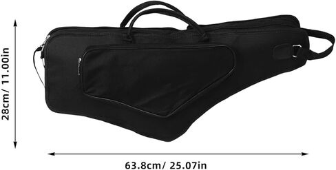 Waterproof Shockproof Universal Alto Saxophone Backpack Case with Double Straps, Lightweight Protective Carrying Bag for Musicians and Alto Sax Accessories in Kuwait