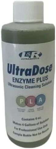 Ultrasonic Cleaning Solution 4oz Small Bottle Makes 4 Gallons Green Ultrasonic Instrument Clean Solution in Kuwait