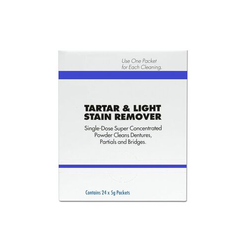 24/Packets x 5g Ultrasonic Cleaning Denture Clean Powder Tartar and Light Stain Remover in Kuwait