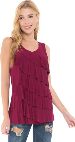 LEEBE Women and Plus Size Ruffle Top (Small-5X) in Kuwait