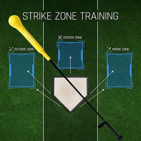 Baseball Swing Trainer,54'' Hitting Stick for Baseball & Softball,Non-Slip Grip Batting Practice Tool for All Ages in Kuwait