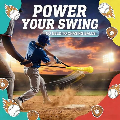 Baseball Swing Trainer,54'' Hitting Stick for Baseball & Softball,Non-Slip Grip Batting Practice Tool for All Ages in Kuwait