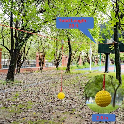 Baseball and Softball Batting Training Rope, Baseball Softball Hitting Trainer Aid,Rope bat Swing Trainer,Baseball and Softball Training Equipment,Develop Better Hitting Skills. in Saudi Arabia