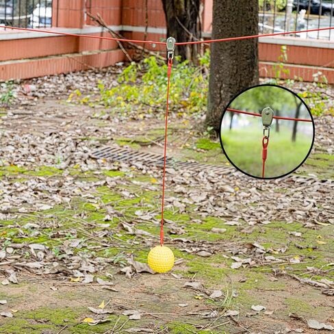 Baseball and Softball Batting Training Rope, Baseball Softball Hitting Trainer Aid,Rope bat Swing Trainer,Baseball and Softball Training Equipment,Develop Better Hitting Skills. in Saudi Arabia